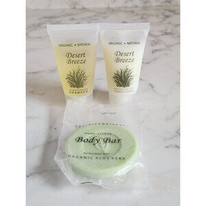 Pure Citrus Body Bar & Desert Breeze 1 oz Shampoo & Conditioner Travel Set